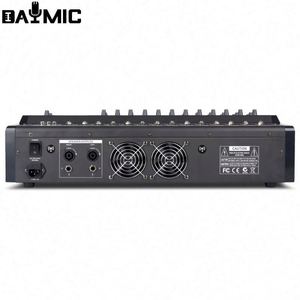 มิกเซอร์เสียง AOSHEN 8 แชนแนล 16 DSP Echo 2 กำลังขับ 300 วัตต์ 8 โอห์ม พร้อมพอร์ต USB และบลูทูธ รองรับไมโครโฟนไร้สาย 2 ตัว - Product Image 6