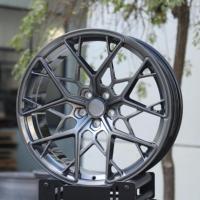 Jantes Alpha Forged FF10 Gloss Gunmetal Brushed Face Monoblock 5X112 pour Audi RS5 B9 & Mercedes CLA 45 S W118