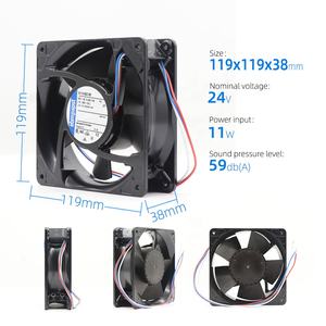 Ebmpapst 4114N/2XH 24V DC 120x12 0x 38mm 11W 12038440RPMボールベアリング12cm産業用インバーターキャビネット冷却ファン4114N/2H4 - Product Image 2