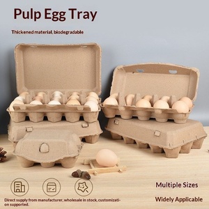 Empaque Ecológico Biodegradable para Huevos, Bandeja de Pulpa Moldeada, Soporte para Huevos de Papel Grueso, Transporte y Almacenamiento de Huevos para Granjas Avícolas, Venta al por Mayor - Product Image 3