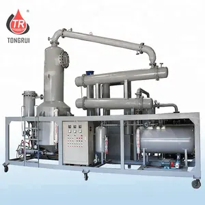 Recycling Waste used Engine Oil To Base Oil Vacuum Distillation Refinery Machine