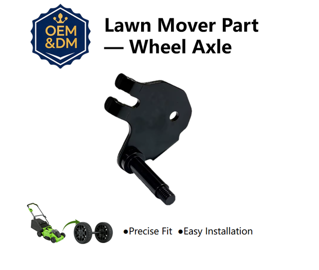 OEM Hardware Components for Front Wheel Axles of Lawnmowers and Garden Equipment Electrophoresis or Powder Coating Wheel Axle