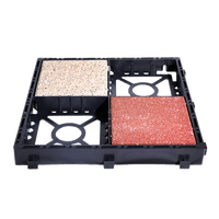Système de pavage en grille de gravier noir Sunsbuild, prix d'usine, allée, géocell en HDPE, stabilisation, drainage imperméable, haute compression