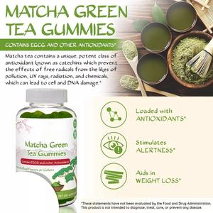 Gomitas de Té Verde <span class=keywords><strong>Matcha</strong></span> de Grado Ceremonial de Marca Privada, Veganas, para Pérdida de Peso, Antioxidantes para Adultos - Product Image 3