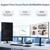 Mini PC Partaker I9 12900H 13900H I7 12650H 13700H I5 12450H con Windows 11, PCIE 4.0, Doble LAN 2.5G, Mini Computadora de Escritorio para Juegos, WiFi 6