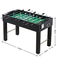 Table de Football de Table 1,2 Mètres Qualité Export pour Enfants, Machine à 8 Billes pour Jeux Compétitifs Parents-Enfants