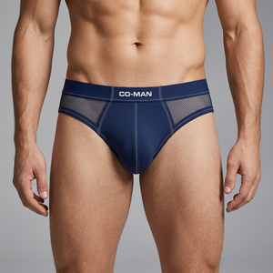 Ropa interior erótica para hombre con diseño de jaula, calzoncillos gay, sin espalda, translúcidos, de talle bajo, con bolsa en U, tipo jockstrap - Product Image 1