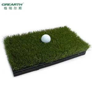 Golf 3D cỏ dài đánh Mat cho thực tế bắn quỹ đạo thực hành