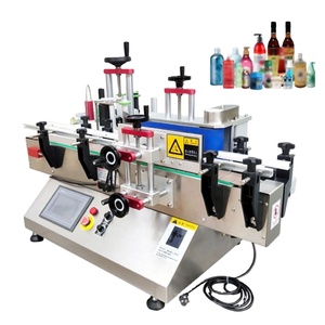 Máquina Automática de Codificación de Fechas y Etiquetado de Botellas con Cinta Transportadora para Botellas de Vino, Botellas de Plástico y Vidrio, Latas y Frascos de Alimentos - Product Image 1