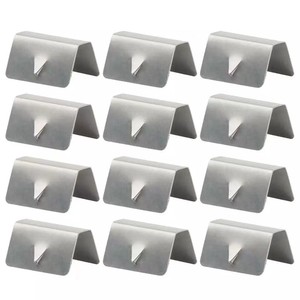 Stainless Steel <b>Car</b> Windshield <b>Clips</b> D2407 Silver For Replace Repair Auto Fastener - Product Image 3