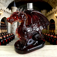 Carafe à vin de luxe de haute qualité, populaire, en verre, nouvelle arrivée, personnalisée, vente chaude, OEM, 450 ml