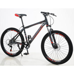 Bicicleta de Montaña para Exteriores, 21 Velocidades, Doble Freno de Disco, Rueda de 26 Pulgadas, Cuadro de Aleación de Aluminio, Sillín Confortable para Hombres y Mujeres - Product Image 1