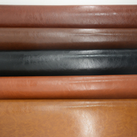 Cuir synthétique PVC gaufré brillant bicolore résistant à l'eau avec support non tissé pour trousse de maquillage – Cuir synthétique durable