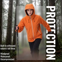 Veste softshell unisexe à capuche, coupe-vent, imperméable, à fermeture éclair longue, respirante, séchage rapide, toutes saisons, stock d'usine