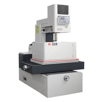 Máquina CNC de electroerosión por hilo de velocidad media, compacta, de alta precisión, con PLC inteligente avanzado, para motor, engranaje, rodamiento, bomba, superficie Ra<1.0m
