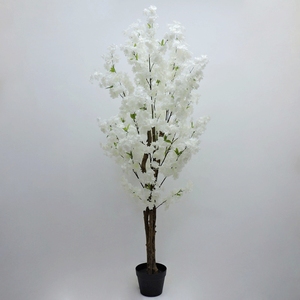 Albero di Ciliegio Artificiale di Alta Qualità con Fiori Realistici in Vaso di Plastica per Decorazioni <span class=keywords><strong>da</strong></span> <span class=keywords><strong>Giardino</strong></span> Interno ed Esterno - Product Image 6