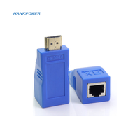 Hdtv Extender 30M Hd 1080P Zender Naar V1.4 Rj45 Cat5e Cat6 Ethernet Lan Ontvanger Hdtv Naar Rj45 Netwerk Extender Ondersteuning 4K