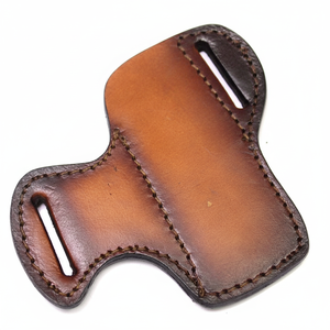 Funda para cuchillo plegable de cuero puro, Logo personalizado impreso, alta calidad, venta al por mayor, 100% - Product Image 1