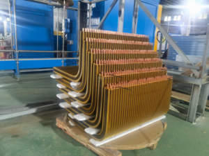 Bobine de condenseur en aluminium doré de type L et de type U, avec tubes en cuivre, pour climatiseur et pompe à chaleur - Product Image 6