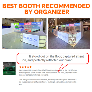 Stand de Exhibición de 20x20 Fácil de Montar, Diseño Original Exclusivo de Street Vibes con Pantalla LED y Logotipo Luminoso, Stand Reutilizable - Product Image 5