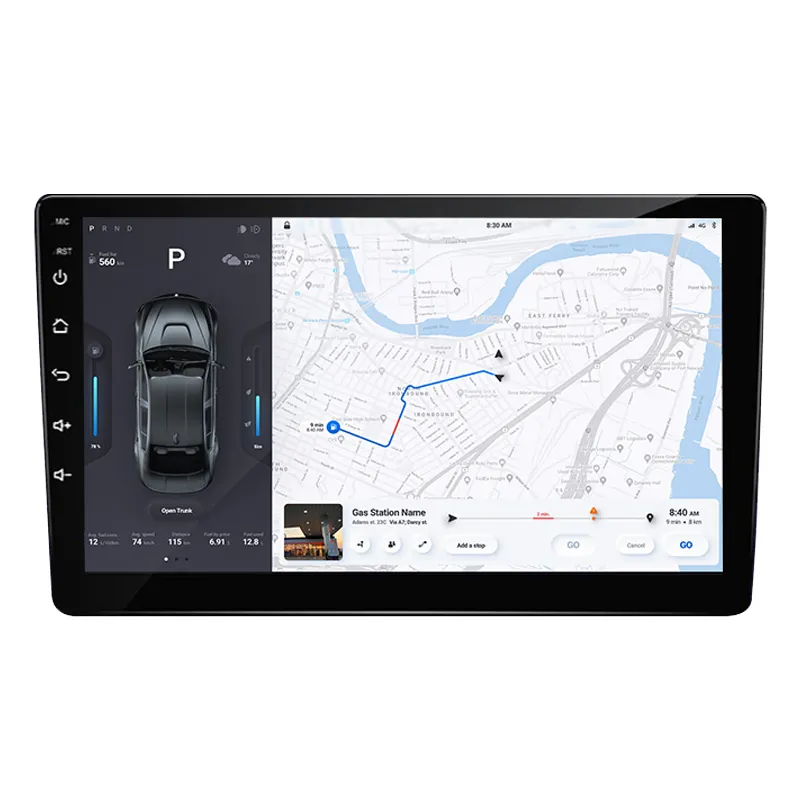 Ihuella QLED 2din Android12 8 ядер для головного устройства 9/10 дюймов Toyota Host устройство Carplay RDS DSP 4G Gps Видео автомобильное радио