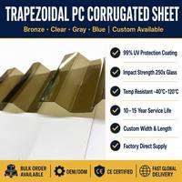 Lámina de Techo Corrugada de Policarbonato de 5.0 mm, Material de Construcción de Alta Resistencia, Proveedor de Fábrica China