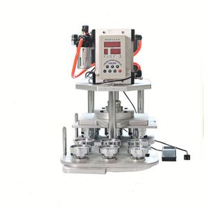 Machine à badges pneumatique semi-automatique 6 pièces avec moules magnétiques et à épingles de 58, 75, 55, 50, 44, 25 mm – Nouveauté ! - Product Image 1
