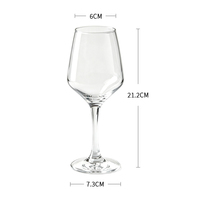 Verre à vin rouge en gros, style européen, pour dégustation de vin doux, avec logo personnalisé, emballage pour restaurant et mariage
