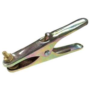 Pince de terre avec shunt tressé en acier et cuivre pour le soudage - Product Image 2