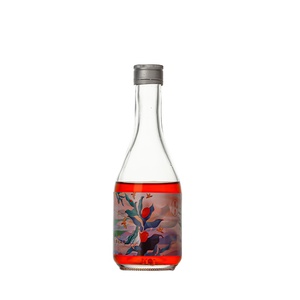Contenedor de cóctel de whisky Brandy transparente 100/250/360/500ml <span class=keywords><strong>botella</strong></span> de copa de vino de cuello largo con tapones de polímero para embalaje de bebidas - Product Image 4