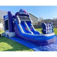 Château gonflable avec contrôleur de jeu vidéo Moonwalk Gamer pour fête