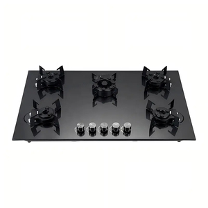 5 <span class=keywords><strong>Burner</strong></span> lật Bếp <span class=keywords><strong>gas</strong></span> với điện/pin đánh lửa nhà bếp nấu ăn được xây dựng trong Tempered Glass HOB sử dụng ng/LPG - Product Image 1