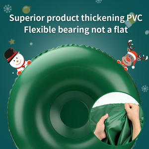 Swimbobo confort prendre prise ferme noël argent adulte et enfants gonflable sport <span class=keywords><strong>ski</strong></span> anneau flotteur neige tube - Product Image 5