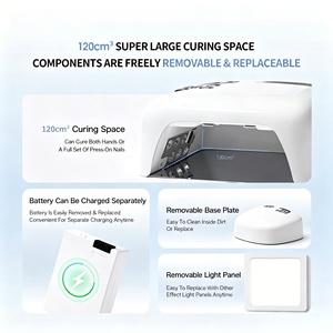 Lampe à ongles UV LED rechargeable 72W à séchage rapide pour vernis gel, haute qualité professionnelle - Product Image 4