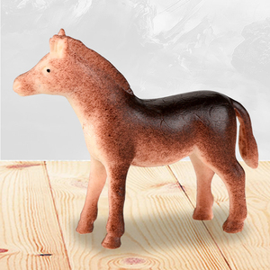 Ressources d'apprentissage PVC Simulation solide modèle en plastique Lion girafe animaux sauvages jouets Zoo petite ferme animaux modèle Figurines jouets - Product Image 6