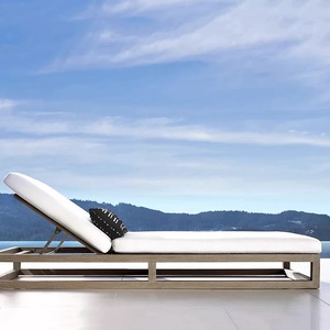 Outdoor Furniture Set Resort Outdoor Sun Loungers Hotel <b>Pool</b> <b>Lounge</b> Chairs Outdoor Sun Loungers Resort Outdoor Teak Sun Loungers - Product Image 1