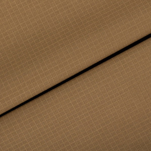 Tela RTS Camuflaje Ripstop Teñido Liso T/C 80/20 Anti Rasgado Corote Marrón Para Engranajes Tácticos - Product Image 3
