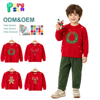 Pulls pour garçons Puresun, hiver, Noël, OEM, jacquard, manches longues, boutique, tricot doux, chaud, enfants de 1 à 6 ans, vente en gros