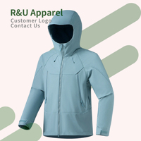 Veste Softshell Imperméable pour Hommes, Coupe-Vent d'Extérieur, Logo Personnalisé, Veste Softshell Coupe-Vent pour Hommes