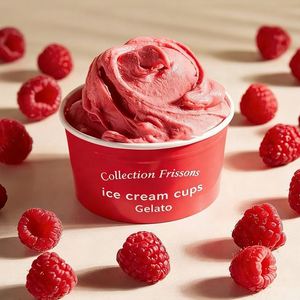 Mini-coupelles jetables de 2, 3, 4, 5 oz pour fêtes, crème glacée, yaourt, mousse, dessert, avec couvercle et cuillère - Product Image 1