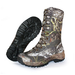 Bottes <span class=keywords><strong>de</strong></span> <span class=keywords><strong>chasse</strong></span> <span class=keywords><strong>de</strong></span> camouflage imperméables bon marché personnalisées OEM ODM pour hommes Bottes d'hiver en caoutchouc naturel EVA PU 100% imperméables - Product Image 4