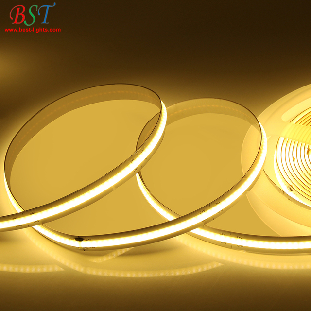 Cob Led Strip for Furniture Ceiling Commercial 24v 10w 12v 3000k Warm White 6500k White 5 Meter 10m 5m Bendable Cob Led Strip