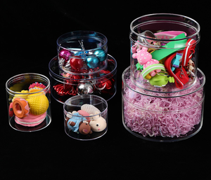 Caja de Plástico Transparente Cuadrada Desechable al por Mayor para Dulces, Regalos, Almacenamiento, con Logotipo Personalizado, Recubrimiento UV, MOQ 10 Piezas - Product Image 5