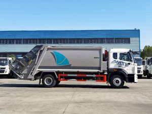 Venta caliente Howo camión compactador de basura 16CBM/17CBM/18CBM compresión basura recogida vehículo bomba de motor automático - Product Image 4