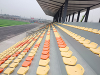 Sièges de stade fixes en HDPE pour l'extérieur, résistants au feu, pour le football