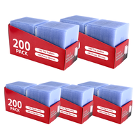 Prix d'usine Protège-cartes Toploader transparents standard 3" x 4" 35pt avec pochettes pour cartes de baseball, sportives et TCG