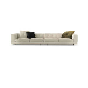 意大利设计现代沙发客厅沙发豪华模块化沙发黑色组合切斯特菲尔德迪伦沙发 - Product Image 4