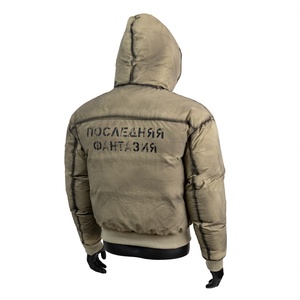 Chaqueta Acolchada Reversible con Capucha, Gruesa, Corta, con Cierre, Estilo Bomber, para Invierno, Venta al Por Mayor TOPSHOW - Product Image 4