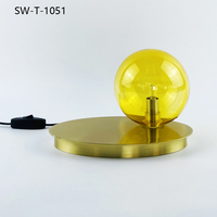 Lámparas de Noche Decorativas Chinas G9, Lámpara de Mesa Moderna de Lujo Dorada con LED para Dormitorio, Hotel y Hogar