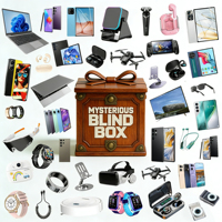 Boîte mystère électronique 3C de gadgets pratiques et avancés, aléatoire, pour smartphone, montre connectée, tablette, ordinateur portable - Meilleures ventes